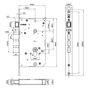 Khoá điện tử Hafele HORIZON – PP2501W 499.21.224