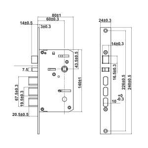 Khoá điện tử Hafele ZENITH – ML2501W 499.21.225