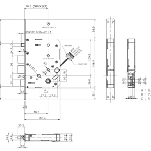Khoá điện tử Hafele ML2502B 912.21.048