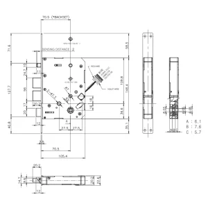 Khoá điện tử Hafele MP2503B 912.21.046