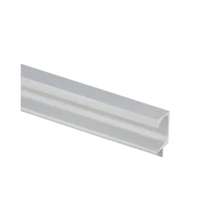 Tay nắm dạng thanh nhôm mạ màu bạc Hafele 126.27.905
