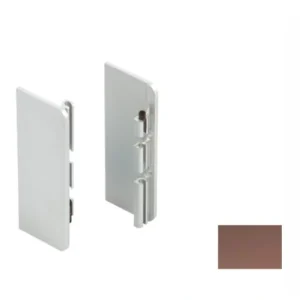 Nắp che – Tay nắm Gola chữ C màu vàng hồng Hafele 126.36.883