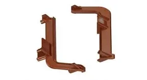 Bas liên kết hai mặt 90 độ – tay nắm Gola chữ J màu vàng hồng Hafele 126.37.719