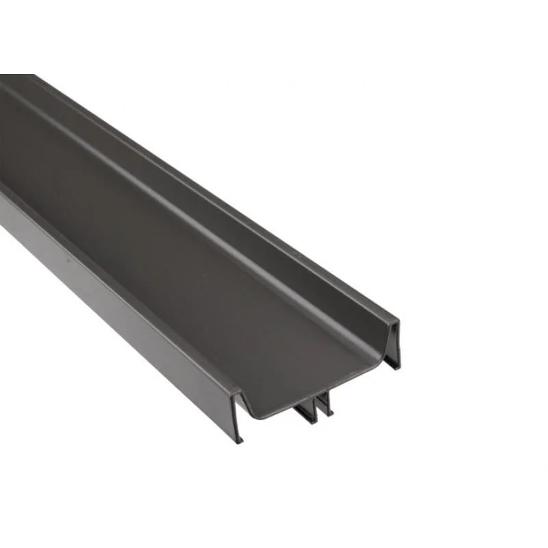 Tay nắm dọc đôi Gola/ Lắp giữa chiều dài hữu dụng 2400 mm màu xám đen Hafele 126.37.947 1 Tay nắm dọc đôi Gola/ Lắp giữa chiều dài hữu dụng 2400 mm màu xám đen Hafele 126.37.947