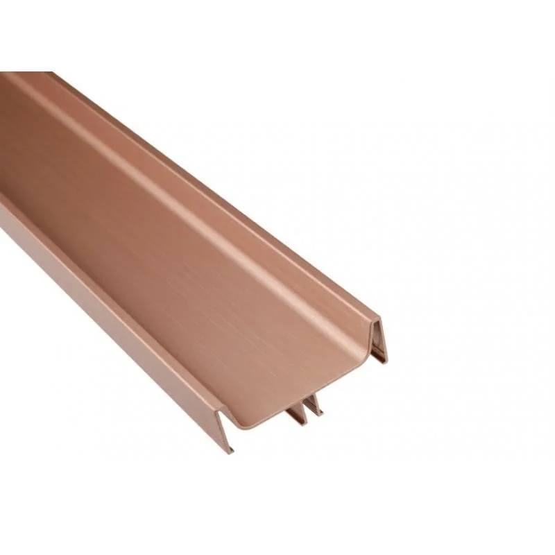 Tay nắm dọc đôi Gola/ Lắp giữa chiều dài hữu dụng 2400 mm màu vàng hồng Hafele 126.37.949 1 Tay nắm dọc đôi Gola/ Lắp giữa chiều dài hữu dụng 2400 mm màu vàng hồng Hafele 126.37.949
