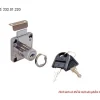 Khóa vuông chìa nhựa Hafele 22mm 232.01.220