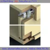 Bộ phụ kiện cửa trượt Hafele 25 IF AA cho cửa 2 cánh 400.51.322