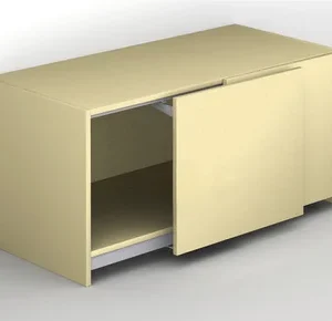 Cửa trượt bằng mặt cho tủ rộng 3000 mm Hafele 406.11.210