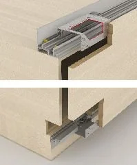 Phụ kiện cửa trượt 2 cánh Hafele 406.78.026