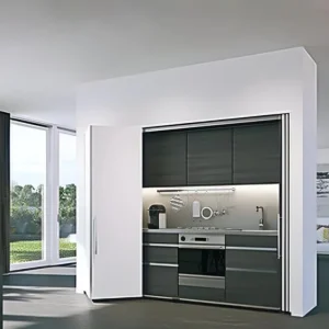 Cửa trượt xoay lắp bên phải (lọt lòng/trùm ngoài) cao 1851 – 2600 mm Hafele 408.31.011