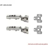 Bản lề thép giảm chấn DIY Hafele – Trùm ngoài 493.03.020