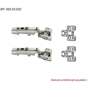 Bản lề thép giảm chấn DIY Hafele – Trùm ngoài 493.03.020