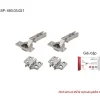 Bản lề Hafele thép giảm chấn DIY – Trùm ngoài 493.03.021