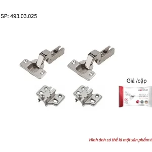 Bản lề thép giảm chấn DIY Hafele – Lọt lòng 493.03.025