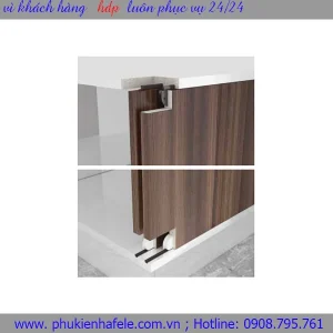 Bộ phụ kiện cửa trượt 3 cánh 25kg Hafele 494.00.121