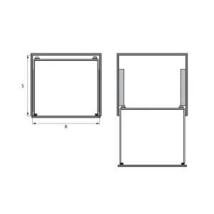 Giá xoong nồi Hafele 700mm Inox 304 549.08.031