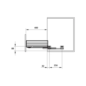 Giá xoong nồi Hafele 700mm Inox 304 549.08.031