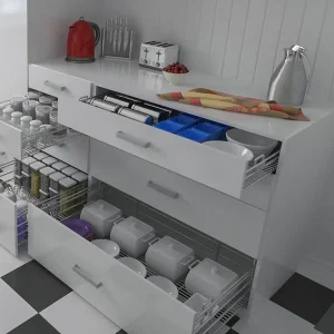 Bộ rổ kéo để chén đĩa 900mm Häfele 549.17.239