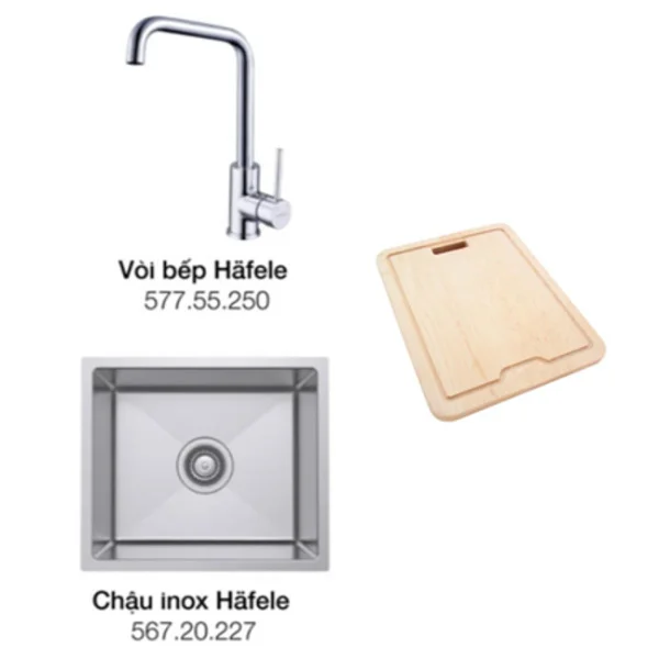 Combo chậu và vòi bếp Hafele 567.20.229