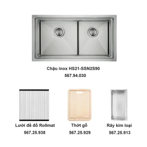 Combo Chậu rửa chén Hafele 870mm 567.94.039