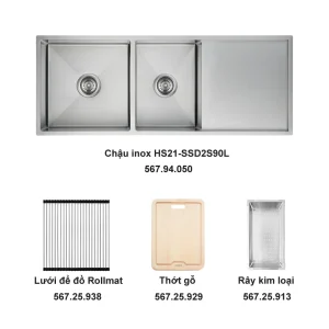Combo Chậu rửa chén Hafele 1150mm 567.94.059
