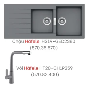 Combo chậu và vòi bếp Hafele 570.35.579
