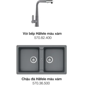 Combo chậu và vòi bếp Hafele 570.36.507