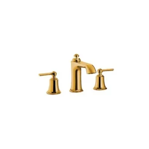 Vòi trộn 3-lỗ Kyoto 100 bộ xả kéo màu vàng 589.35.062