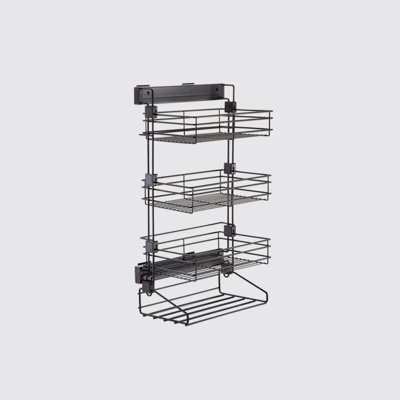 Rổ kéo đa năng Häfele màu nâu mở trái 807.95.180 1 Rổ kéo đa năng Häfele màu nâu mở trái 807.95.180