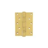 Bản lề lá Hafele 2BB 127x89x3mm Đồng bóng 926.41.288