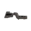 Bản lề giảm chấn màu đen Hafele cho gỗ dày 25mm Lắp lọt lòng 308.03.005