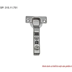 Bản lề Hafele Metalla SM 110° Đóng giảm chấn, Trùm nửa 315.11.751