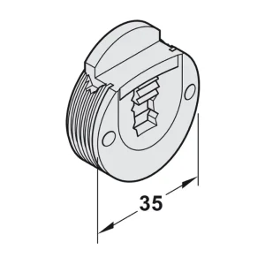 Dẫn hướng trên với khóa Hafele 404.19.320