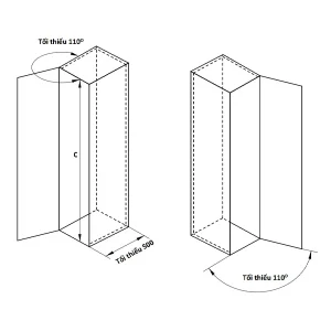 Tủ đồ khô Hafele Inox 304 450mm 548.65.033