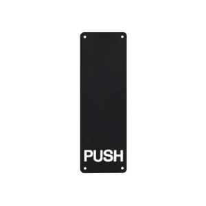 Bảng đẩy cửa PUSH Hafele màu đen 987.11.303