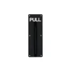 Bảng kéo cửa với tay nắm PULL Hafele màu đen 987.11.203