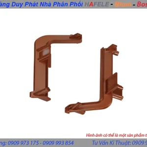 Bas liên kết hai mặt 90 độ – tay nắm Gola chữ J màu vàng hồng Hafele 126.37.719