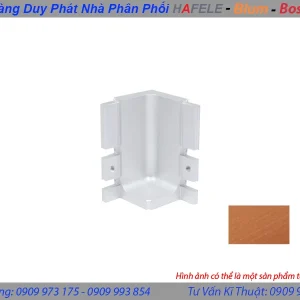 Bas liên kết góc trong 90 độ – tay nắm Gola chữ J màu vàng hồng Hafele 126.36.881