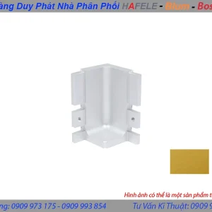 Bas liên kết góc trong 90 độ – tay nắm Gola chữ J màu vàng Hafele 126.36.581