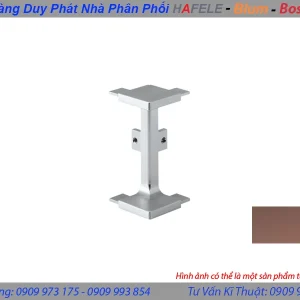 Bas liên kết góc ngoài 90 độ – tay nắm Gola chữ C màu vàng hồng Hafele 126.37.919