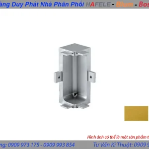 Bas liên kết góc trong 90 độ – tay nắm Gola chữ C màu vàng Hafele 126.36.584