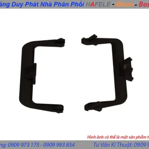 Bas liên kết hai mặt 90 độ – tay nắm Gola chữ C màu đồng đen Hafele 126.37.725