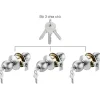 Bộ 3 khóa tròn và chìa chủ Häfele DIY 489.93.252
