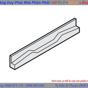 Bộ chặn cửa giữa Hafele 403.50.992