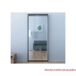 Bộ phụ kiện với khung nhôm và ray trượt cho 1 cửa (có cơ cấu giảm chấn) SLIDO DESIGN 80-M Hafele 940.59.010