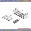 Bộ ray cho cửa trượt bằng mặt chiều rộng tủ 2331-3200 Hafele 406.11.691