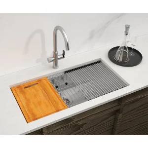 Chậu Inox Hafele 860mm HS24-SSN1S-8644 567.24.477