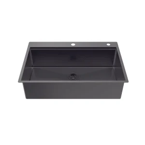 Chậu rửa chén Hafele 760mm HS25-SSN1S-7650 màu Đen 567.24.485