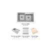 Combo Chậu rửa chén Hafele 860mm 567.20.586