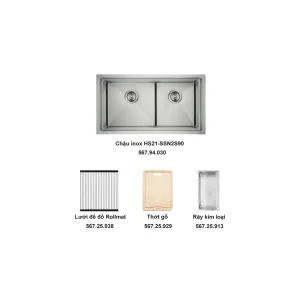 Combo Chậu rửa chén Hafele 870mm 567.94.039